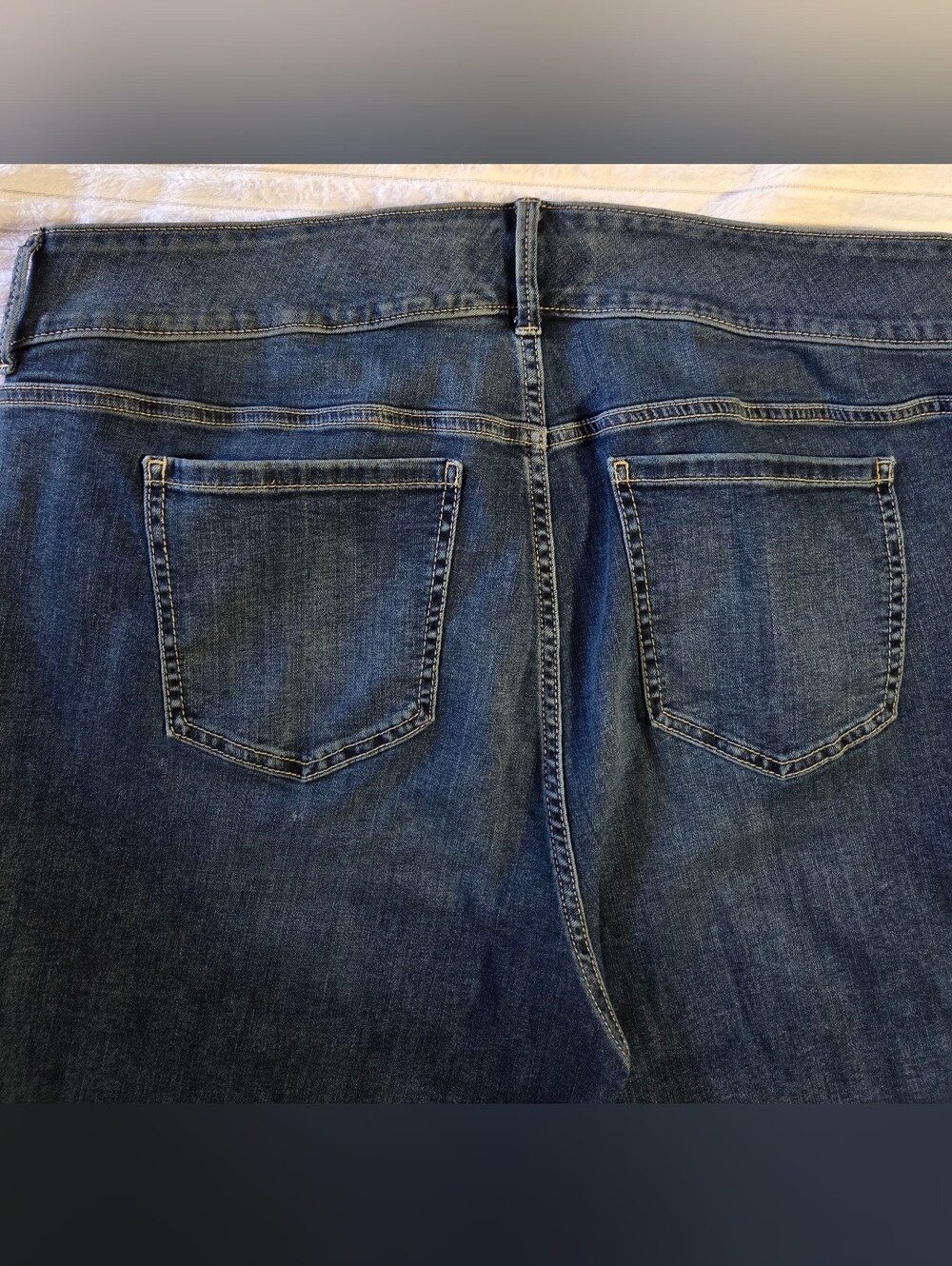 Torrid Denim First at Fit Dark Wash Straight Leg Jeans Size 22T Tall Stretch - Picture 7 of 14